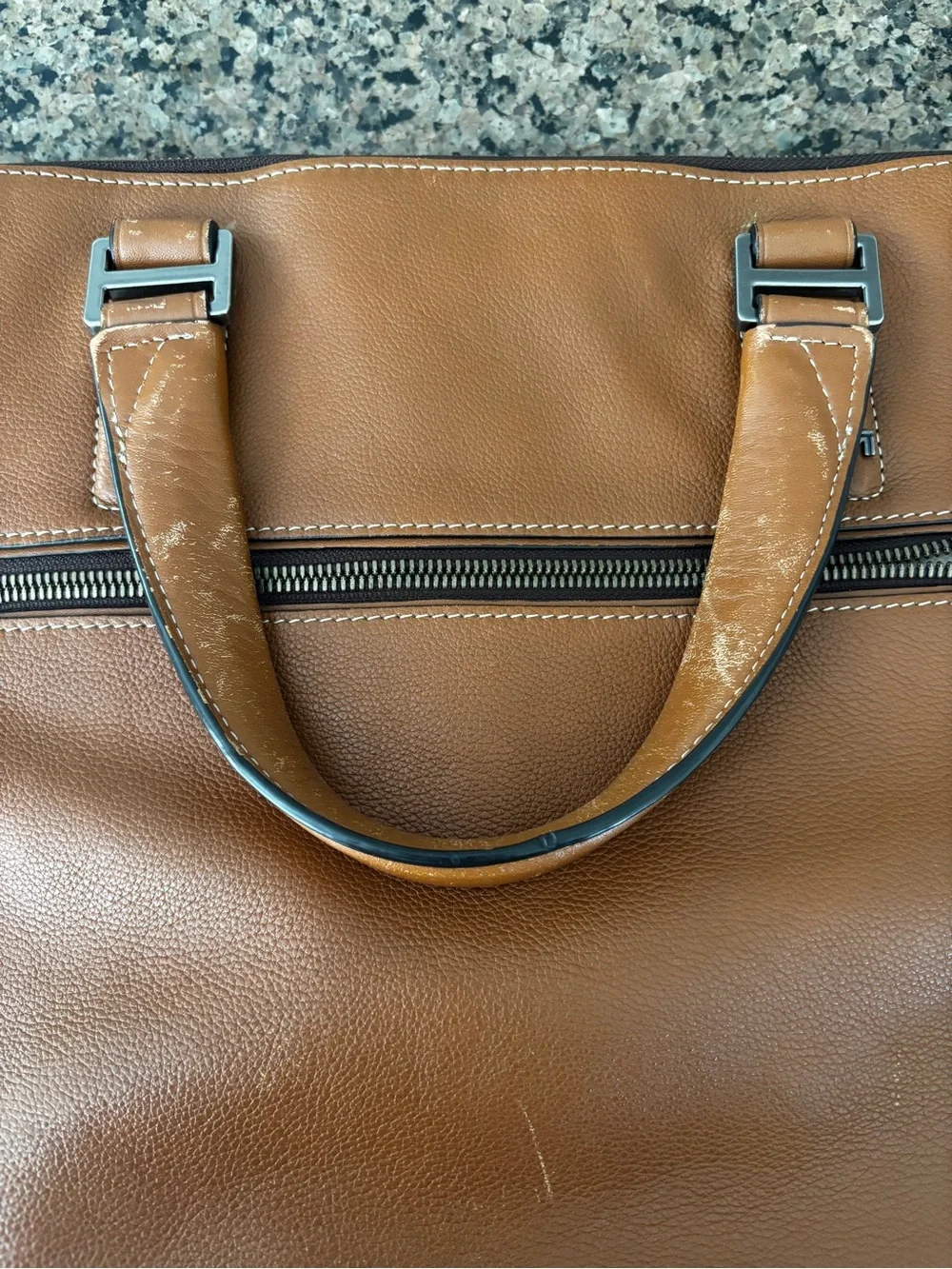 Tumi classic leather